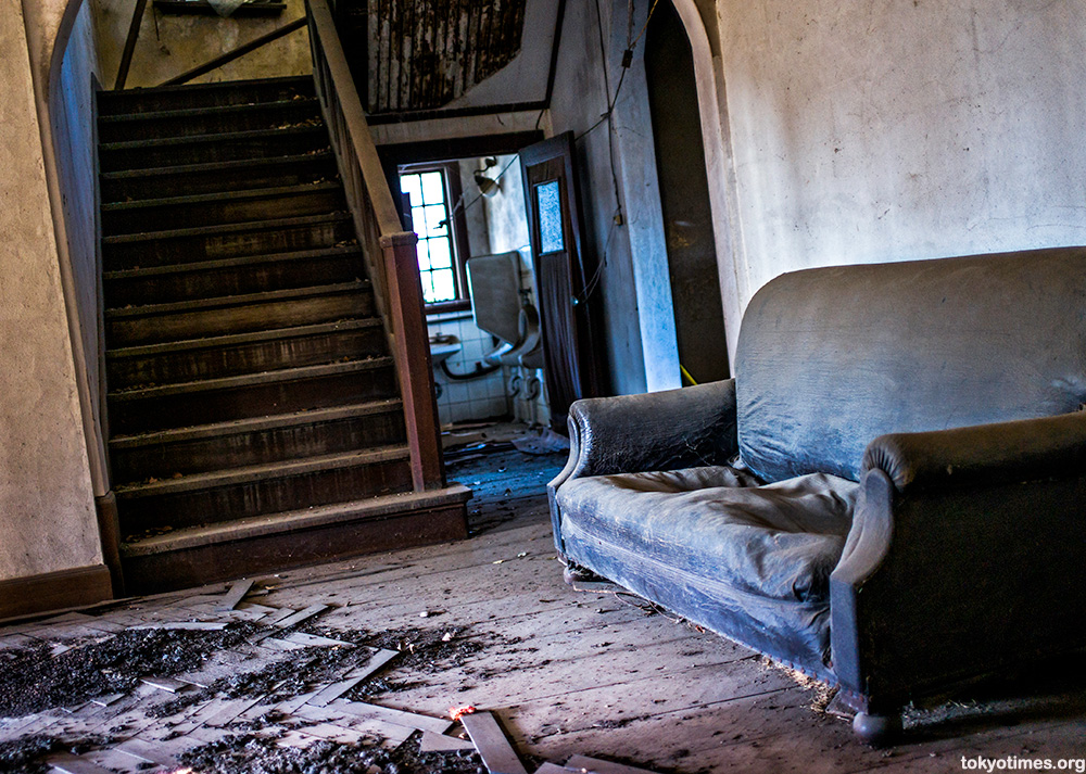 abandoned Japanese house