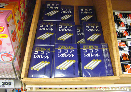 Japanese chocolate cigarettes