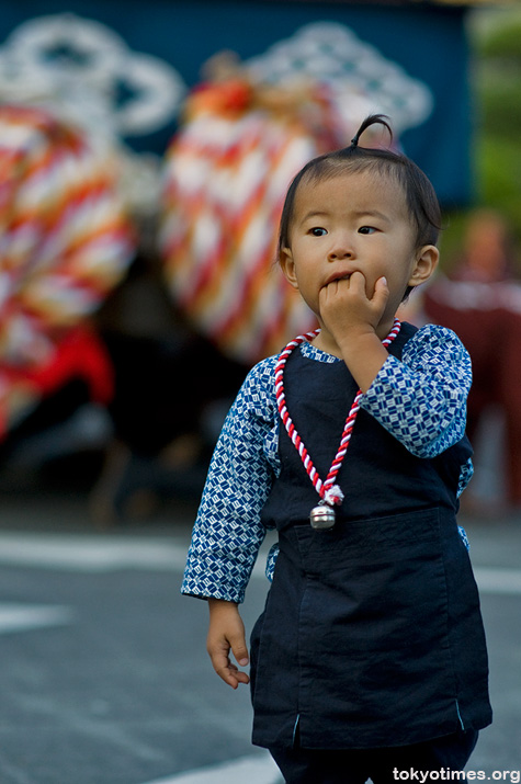 Japanese festival child