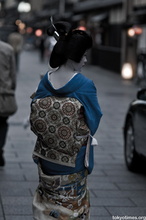 Japanese geisha in Kyoto
