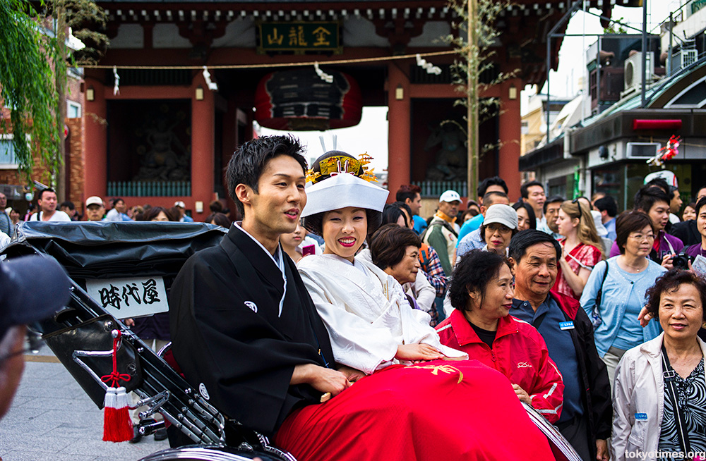 Japanese newlyweds