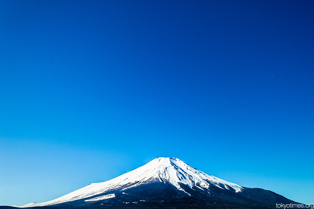 snow-capped Mount Fuji Japan