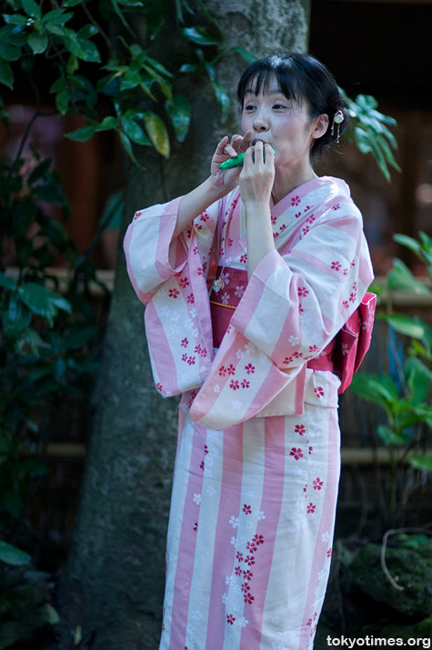 ocarina and kimono