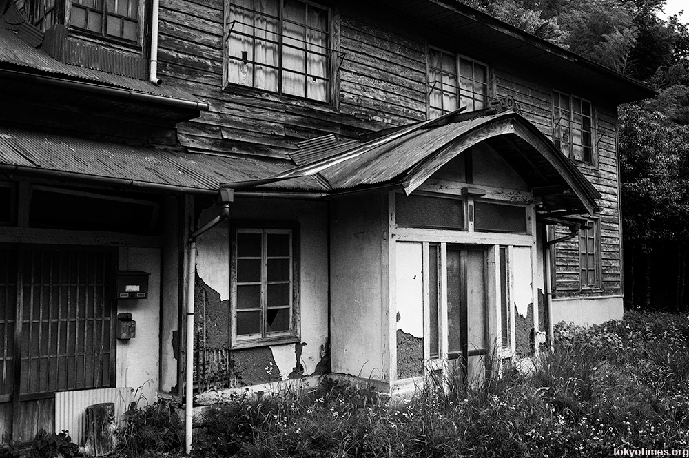 abandoned old Japanese clinic