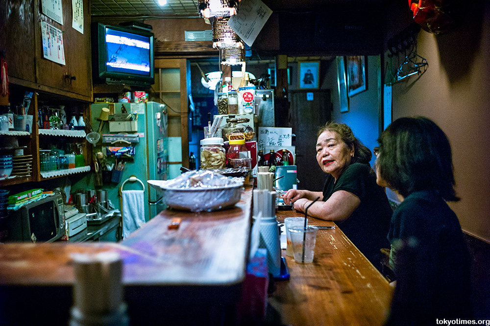 old and small Tokyo bar Mama-san