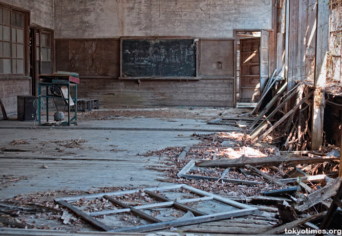 abandoned Japanese school