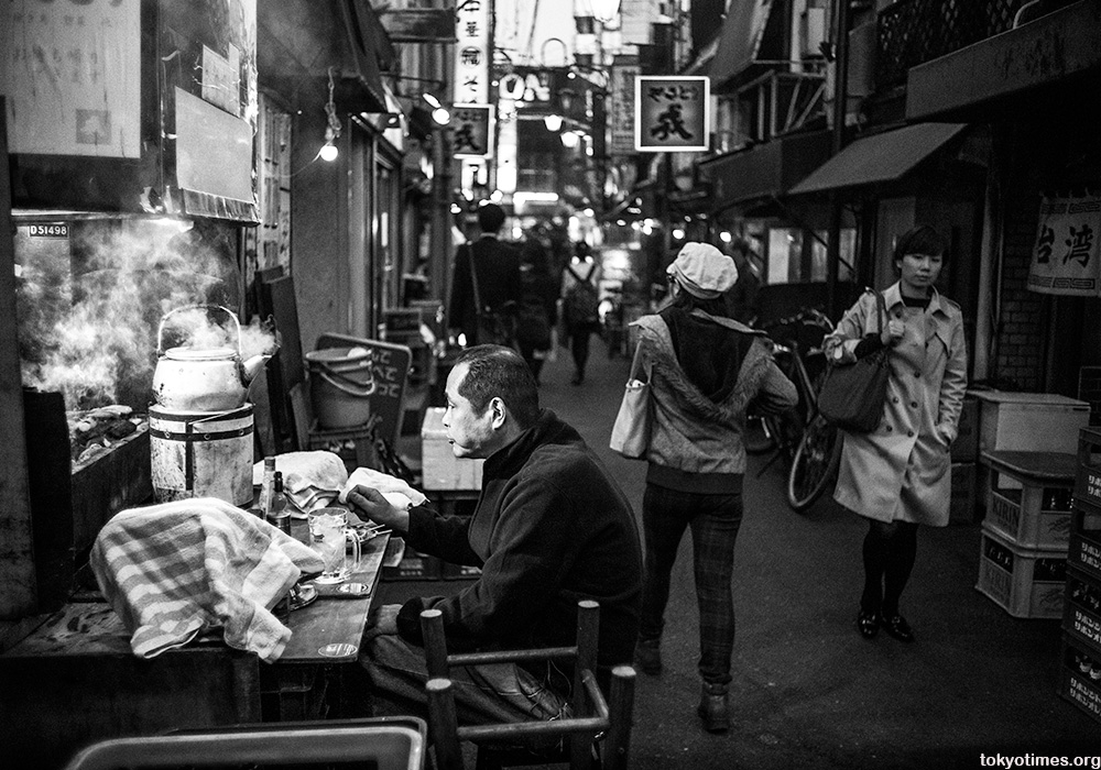 outdoor drinks in timeless Tokyo