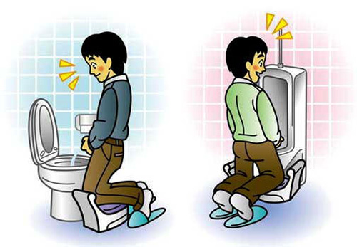 Japanese peeing pillow