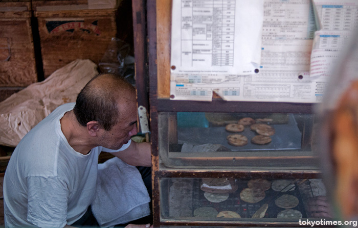 old Tokyo rice cracker (senbei) shop