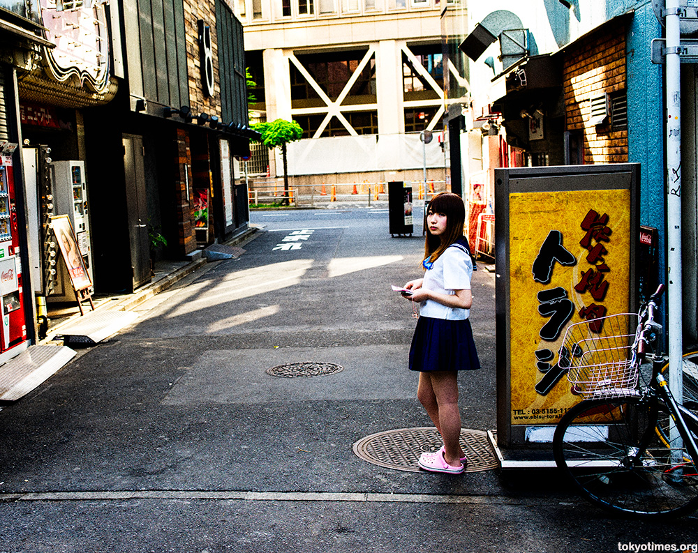 Japanese schoolgirl red light district