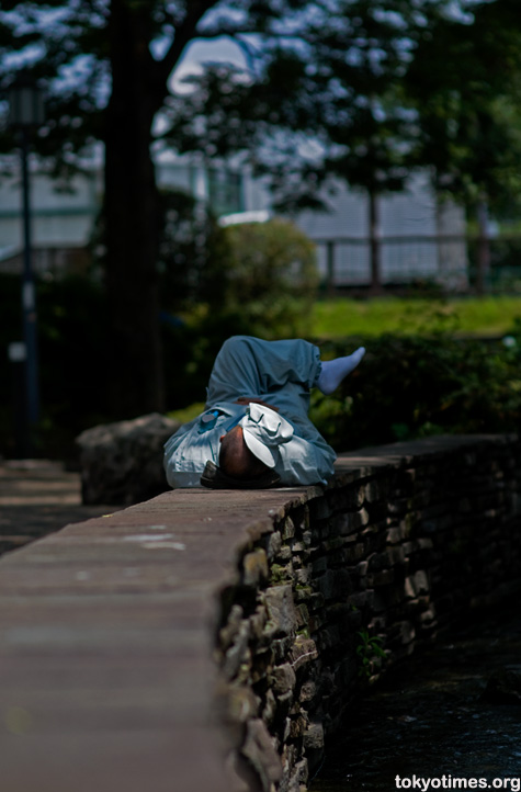 Japanese public sleeping