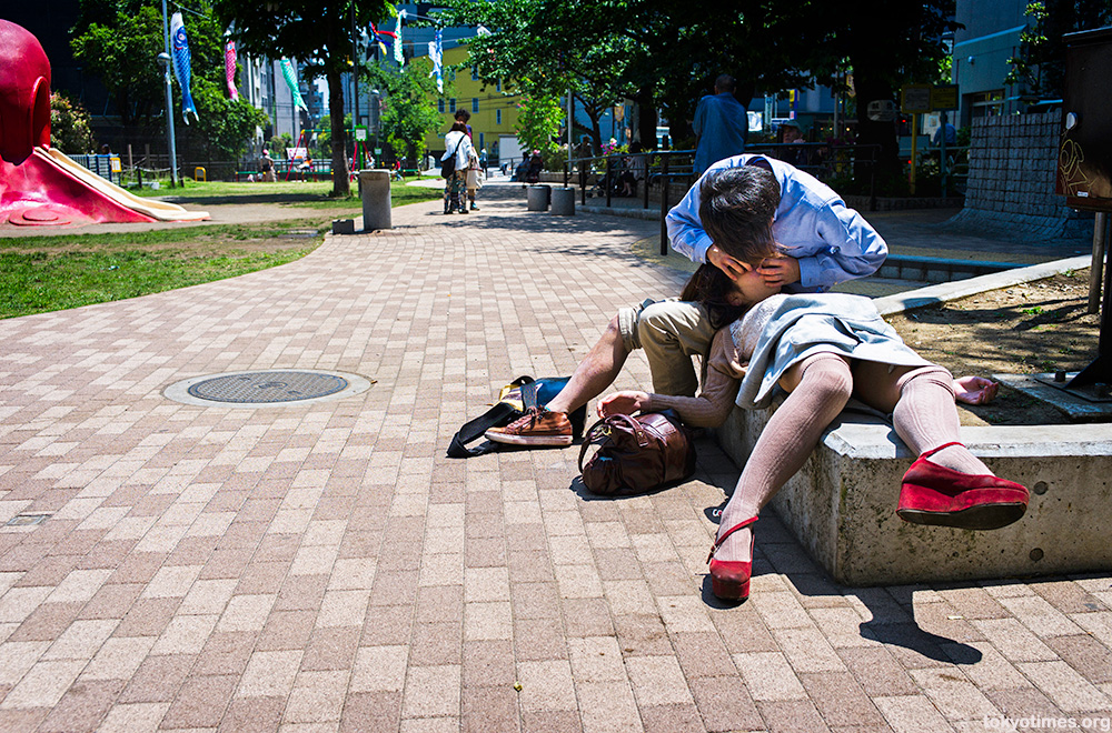 Japanese girl unconscious