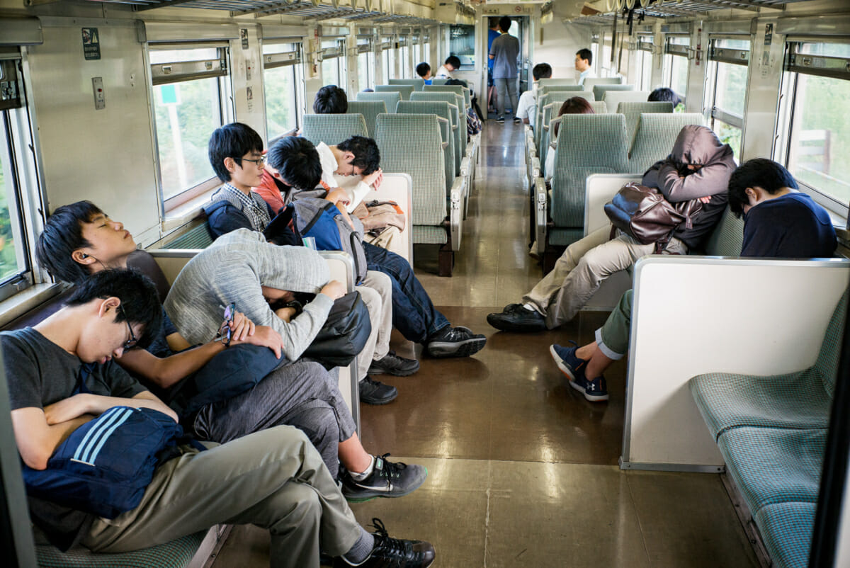 a real Japanese sleeper train