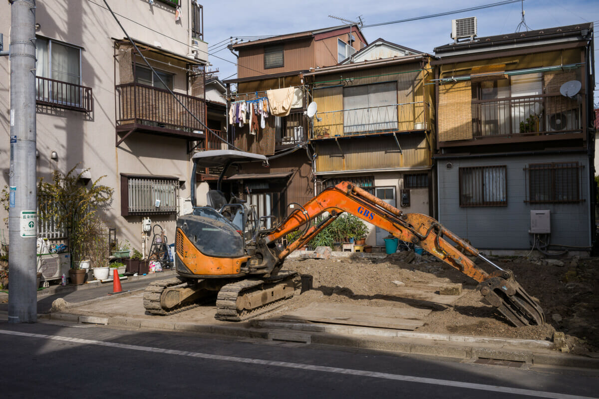 The demolition of old Tokyo