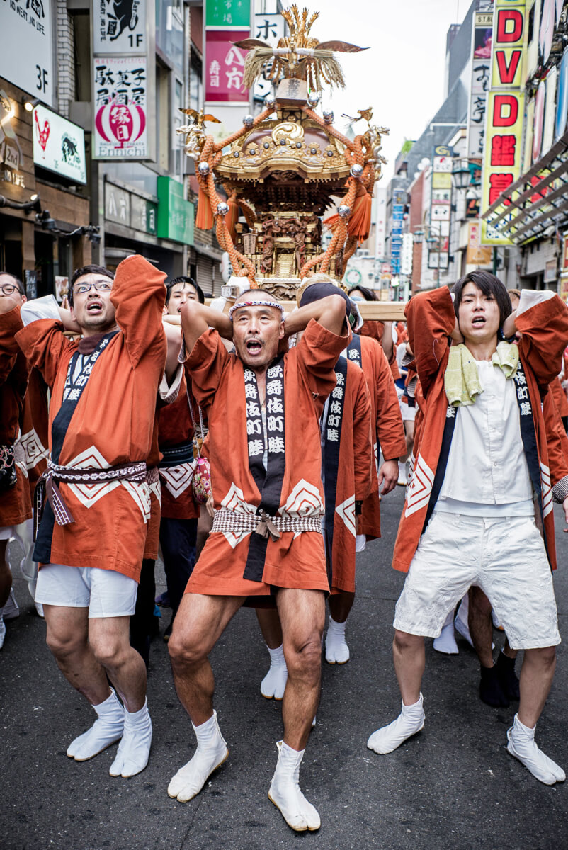 traditional japanese big city festival