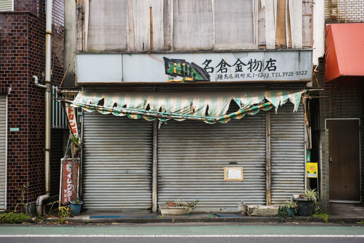 old faded and crumbling tokyo