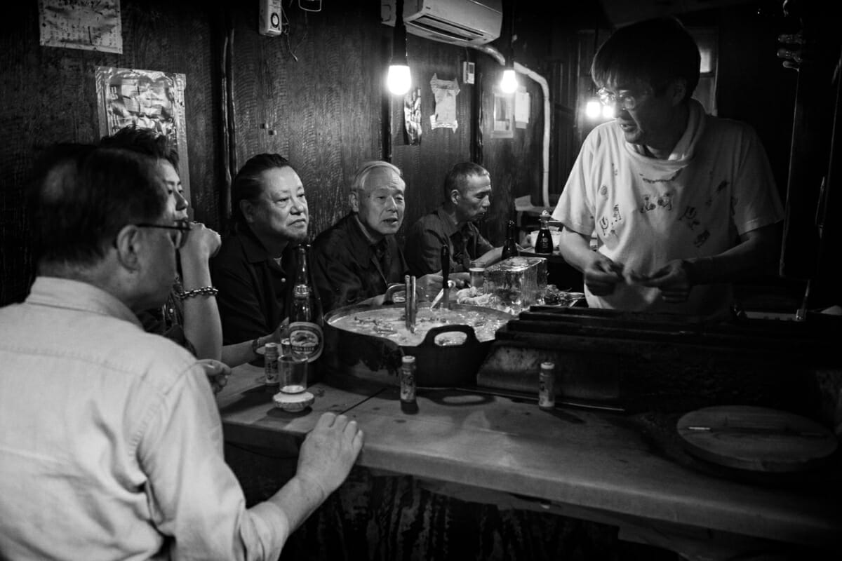a quiet and intimate old tokyo bar