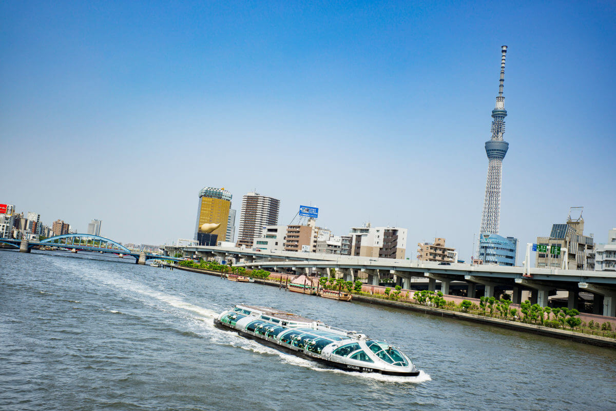 Futuristic Tokyo cruise