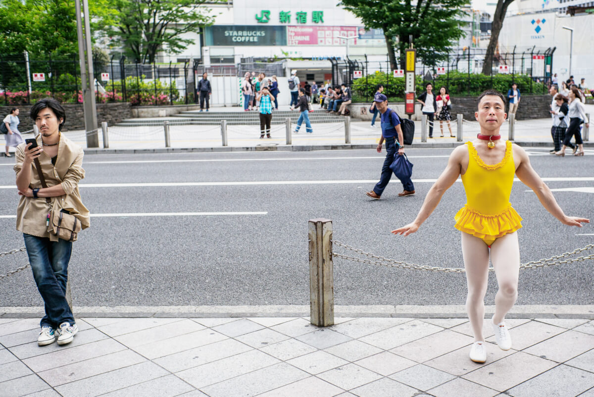 bold Tokyo street ballerina