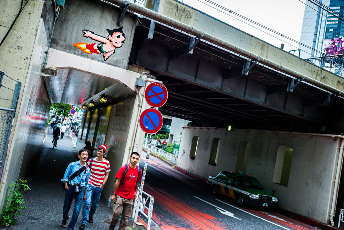 astro boy and where's Wally in Tokyo